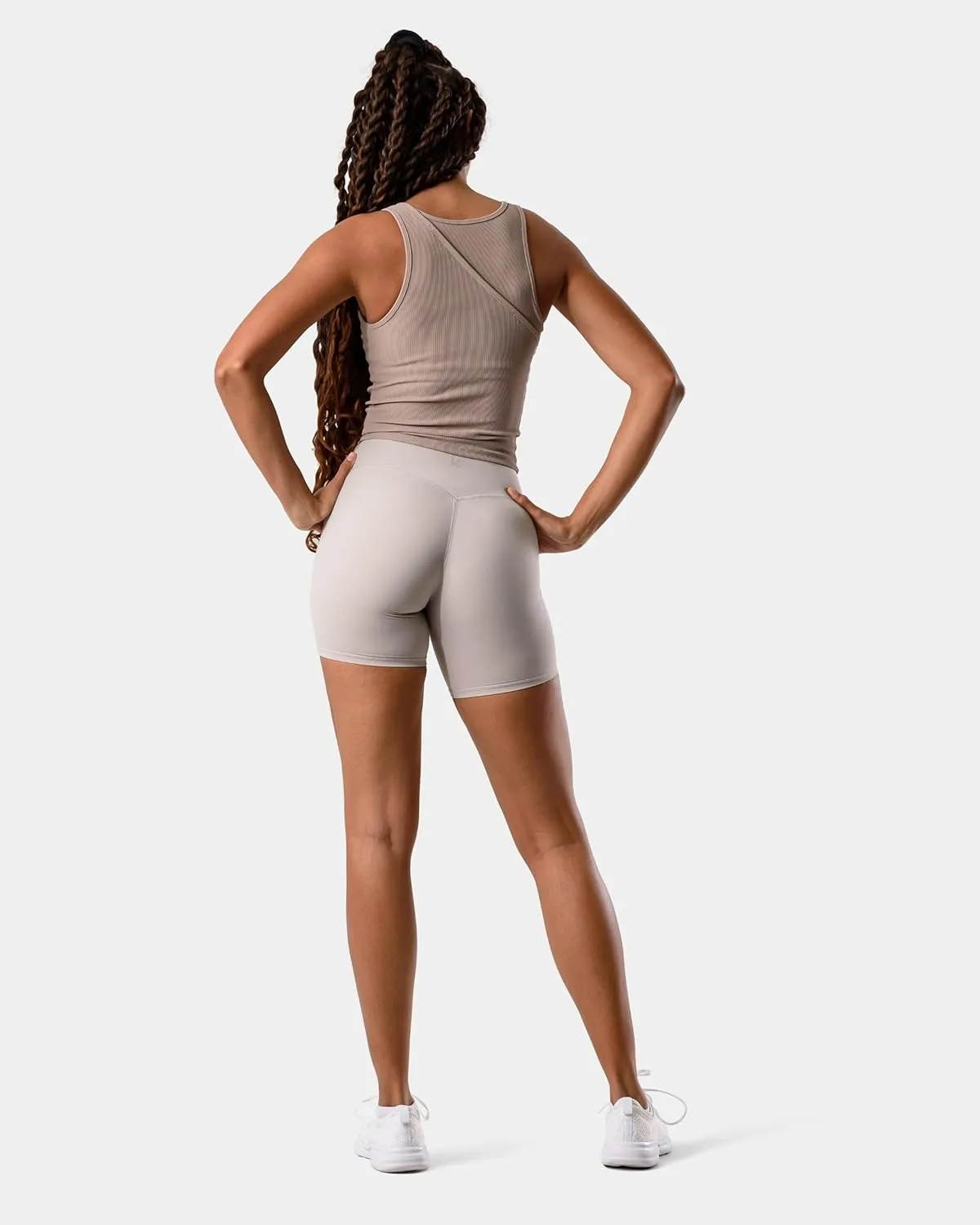 Kamo Fitness Featherlite Enhance 6" Women's Biker Shorts - No Front Seam, Soft, Butt-Lifting, High Waisted