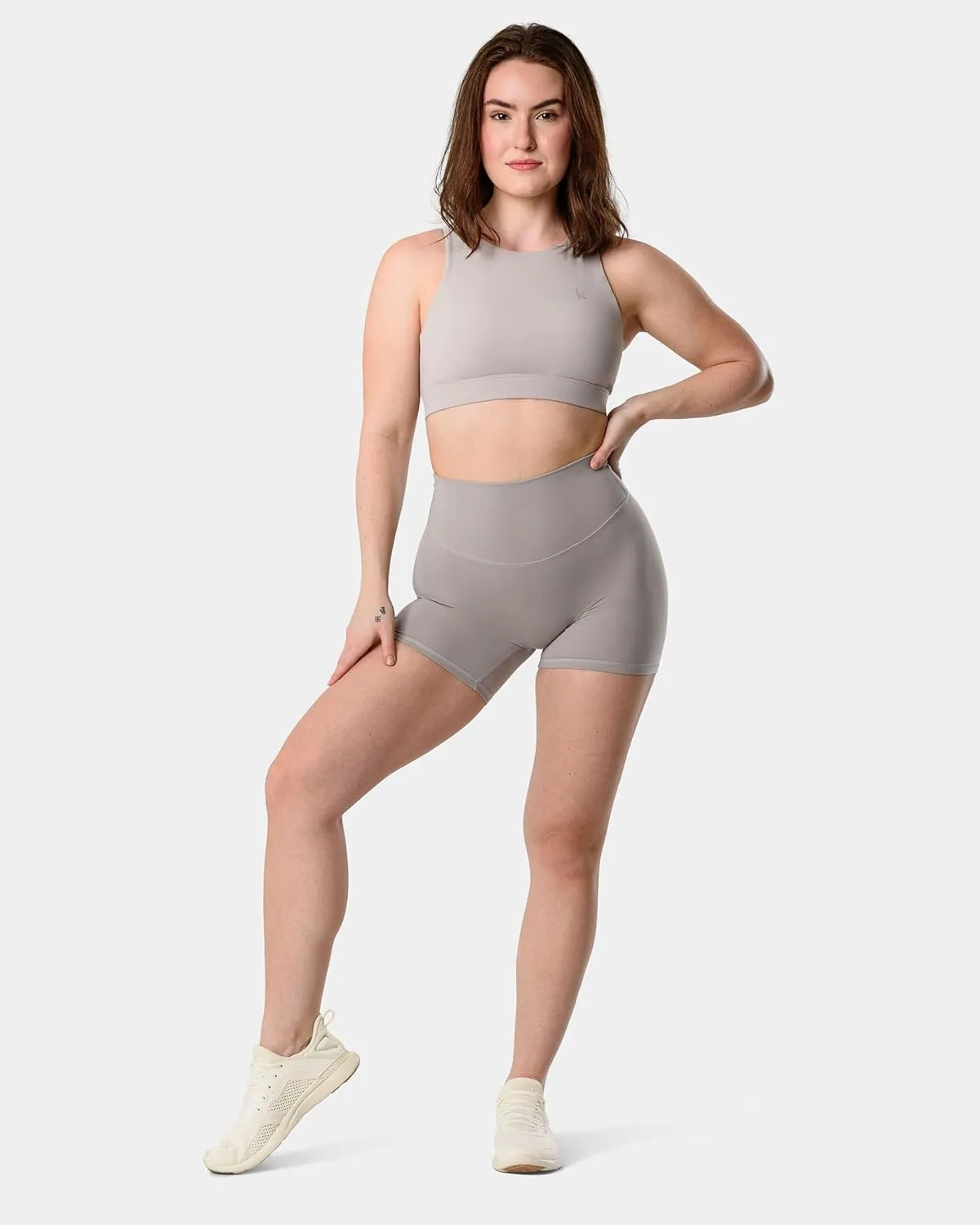 Kamo Fitness Featherlite Enhance 6" Women's Biker Shorts - No Front Seam, Soft, Butt-Lifting, High Waisted