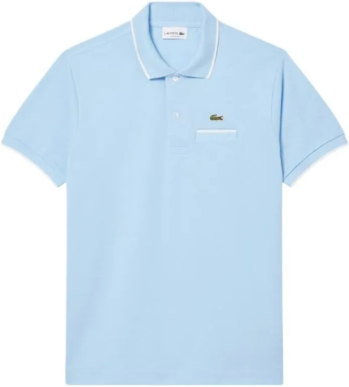 Lacoste Men's Classic Fit Contrast Pique Polo