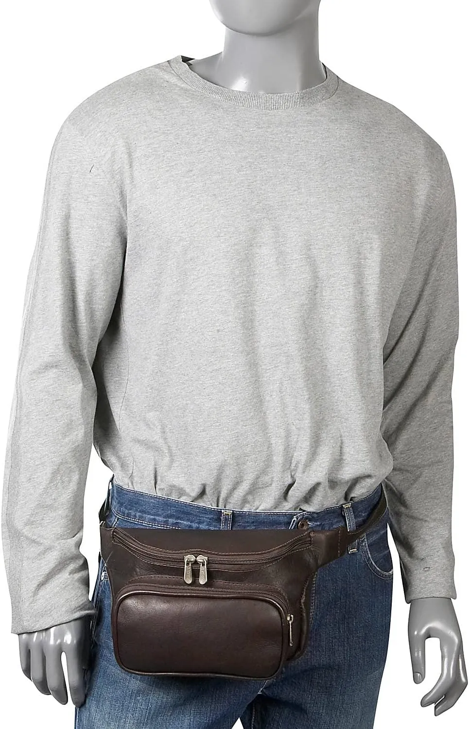 Large Classic Waist Bag, Chocolate, One Size