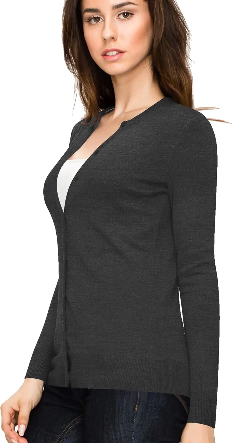 LL Womens Keep It Classic Round Cardigan