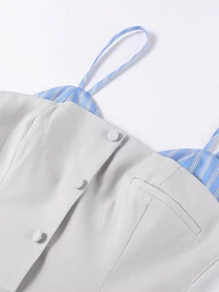 Lumia Suspender Mini Dress