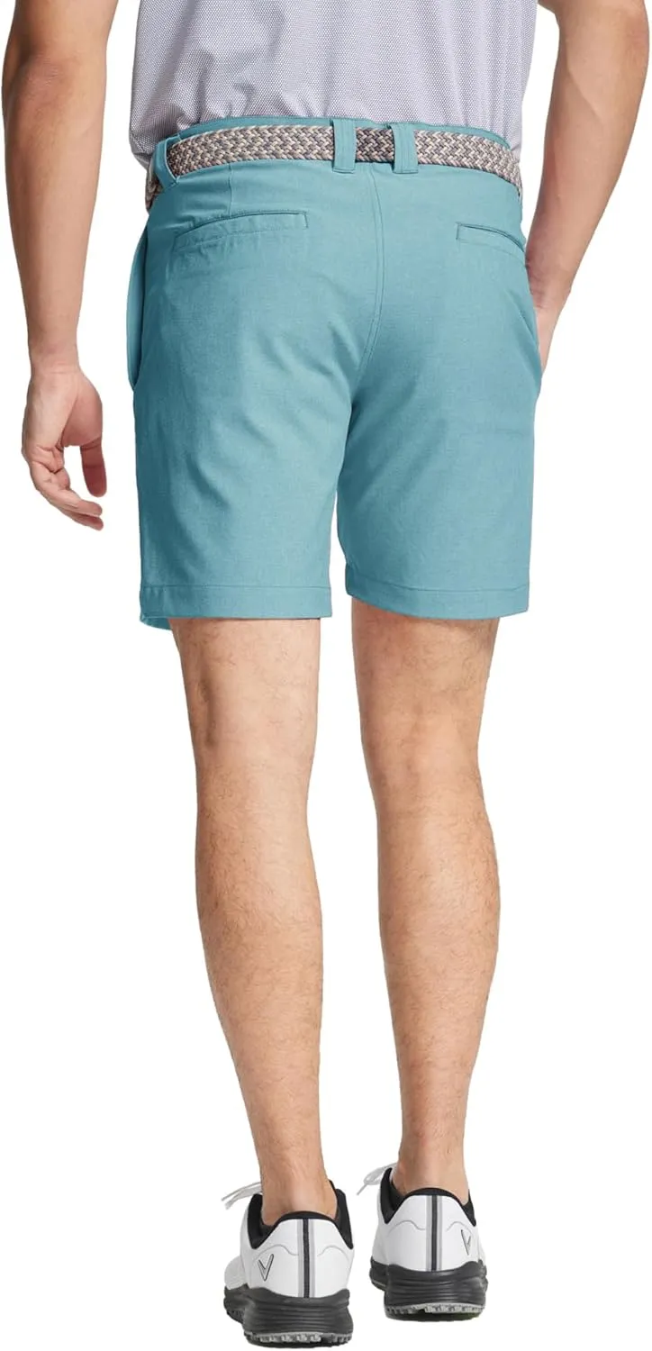 M MAELREG Golf Shorts Men 7 inch 9 inch Lightweight Dry fit Stretch Flat Front Casual Sport Heather Hybrid Flex Mens Shorts