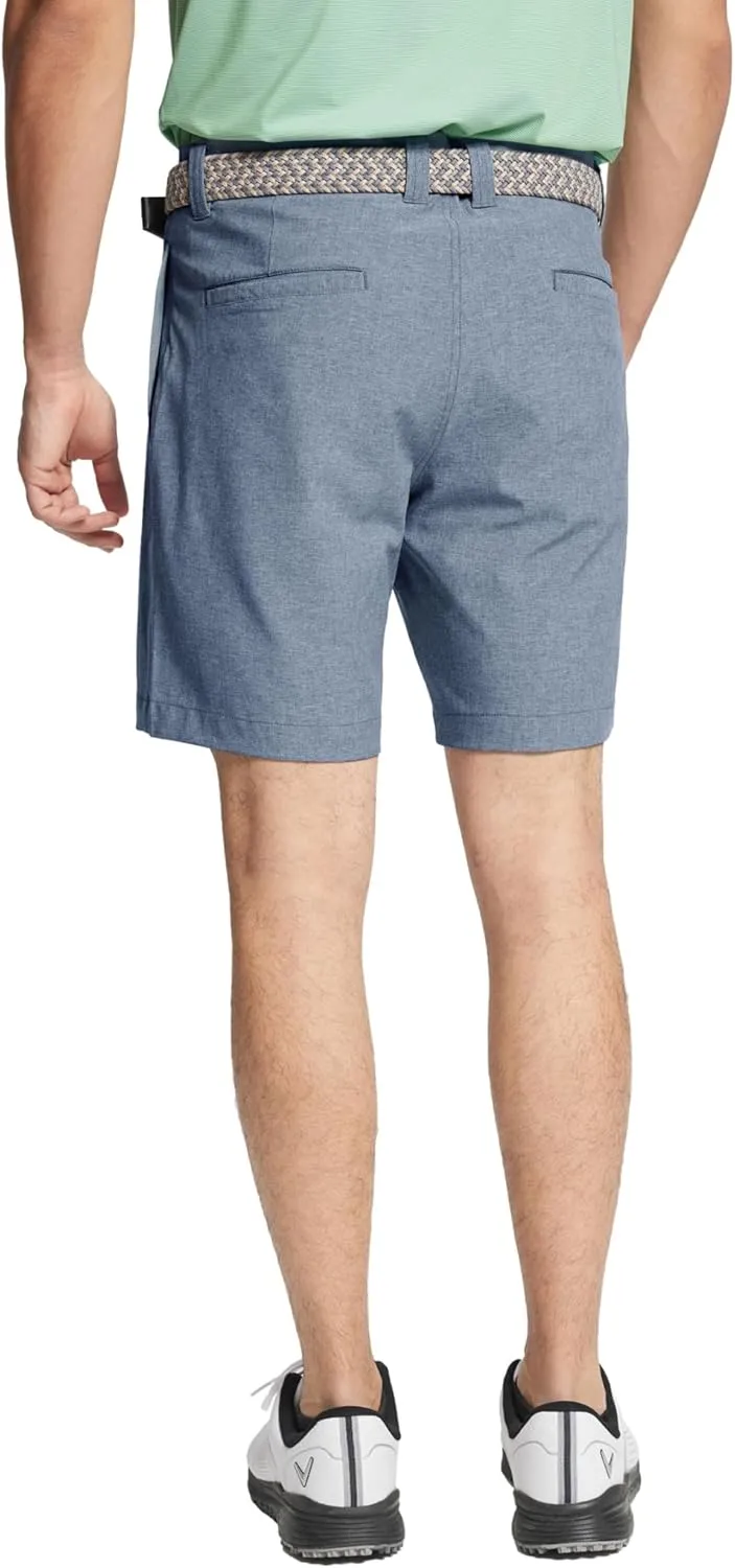 M MAELREG Golf Shorts Men 7 inch 9 inch Lightweight Dry fit Stretch Flat Front Casual Sport Heather Hybrid Flex Mens Shorts