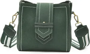 Mini Bucket Bag Soft Leather Bucket Handbag Vintage Small Purse Bag Crossbody Handbag Shoulder Purse for Women