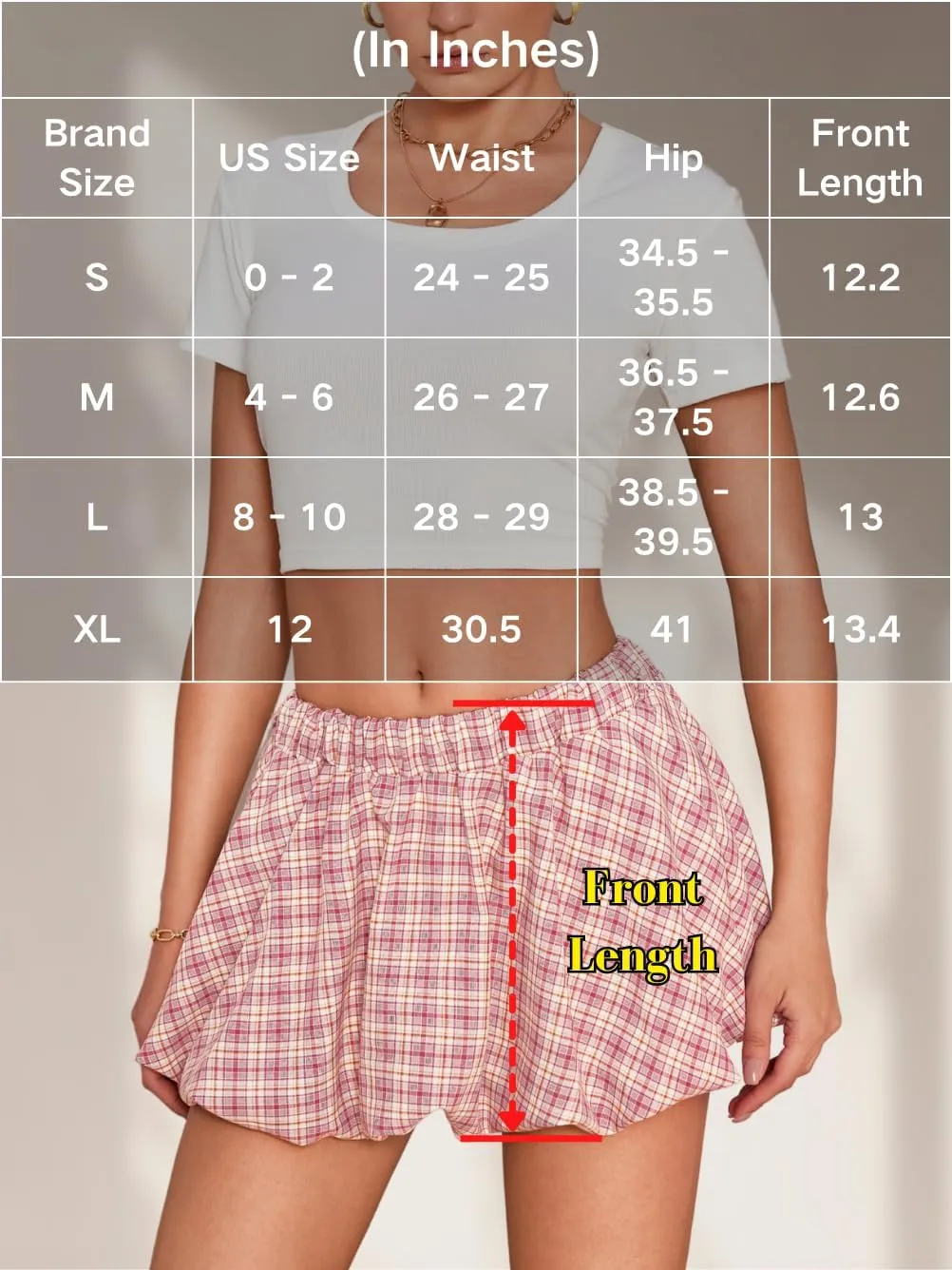 Mini Plaid Bubble Skirts for Women, Cute Puffy Short Skirt with Shorts, Puffer Balloon Skort, Date Night Outfit