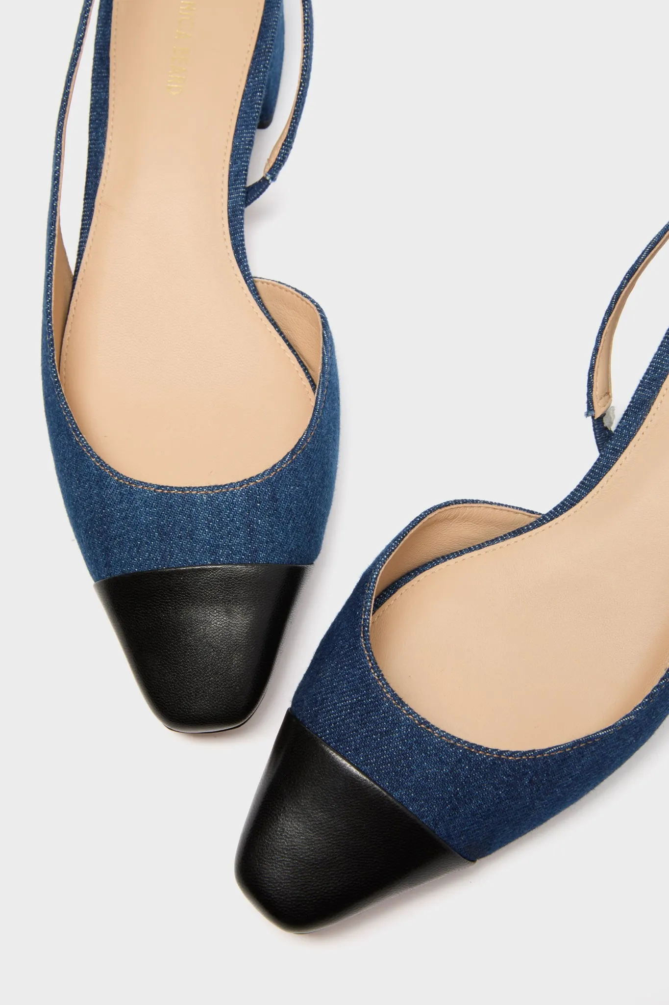 Mountain Blue Cecile Sling Back Heels