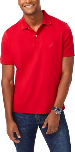Nautica Men's Classic Fit Interlock Polo
