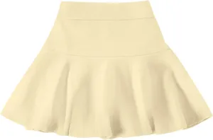 Neutocd Toddler Baby Girls Skirts Skorts Elastic Girl Pleated Skirts Kid Casual Stretch Waist Skater Skort Built in Shorts