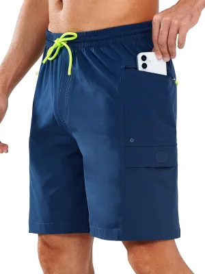 NORTHYARD Men's 9" Board Shorts with 4 Pockets Swim Trunks Swimwear for Men Bathing Suit - No Mesh Liner