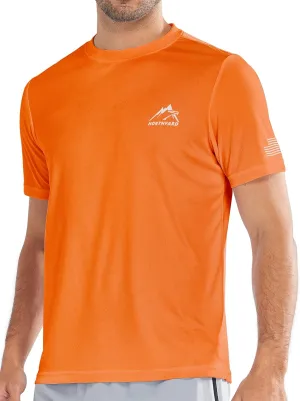 NORTHYARD Men's UPF 50  Sun Protection Shirts Swim SPF UV Quick Dry Short Sleeve T-Shirts for Athletic Fishing Rash Guard
