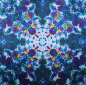 'Pansy Portal' Mandala Art Panel 7' X 7' #1803