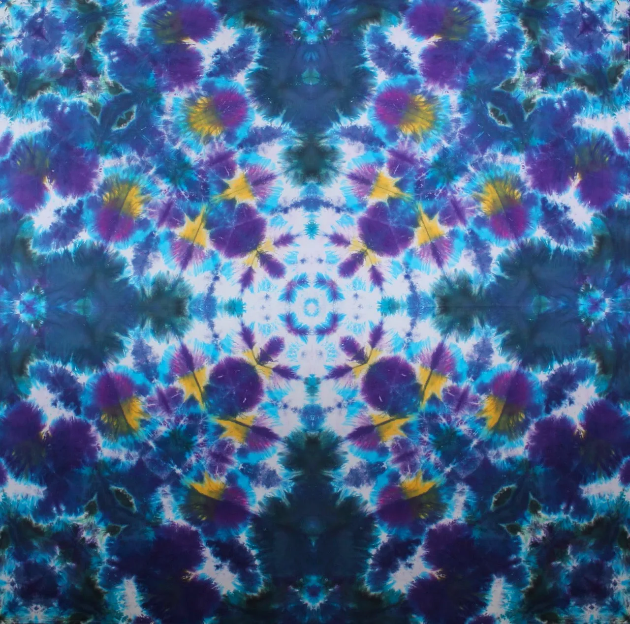 'Pansy Portal' Mandala Art Panel 7' X 7' #1803