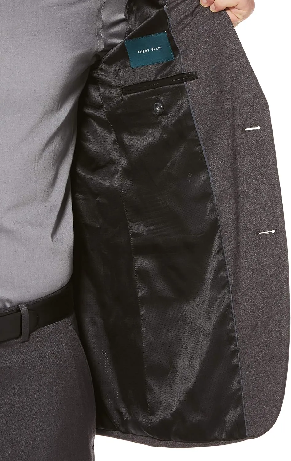 Perry Ellis Men's Slim Fit Solid Stretch Jacket