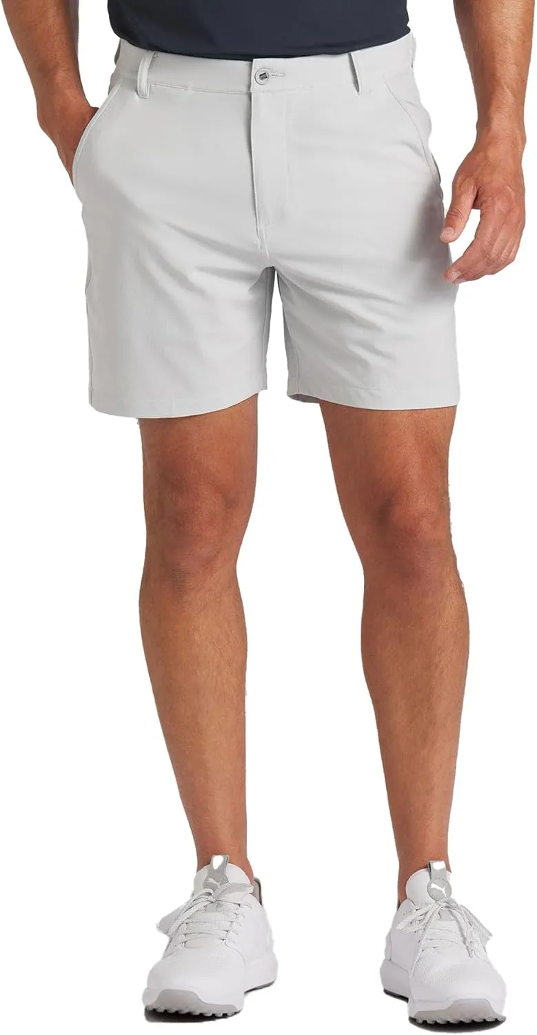 PUMA Men's 101 Solid Short 7, Ash Gray, 35