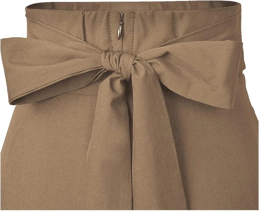 RANPHEE Women's Ankle Length High Waist A-line Flowy Long Maxi Skirt with Pockets