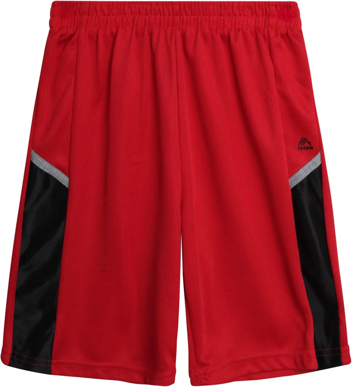 RBX Boys' Active Shorts Set - 4 Piece Lightweight Athletic T-Shirt and Gym Shorts - Clothing Set for Boys (Sizes: 4-12)