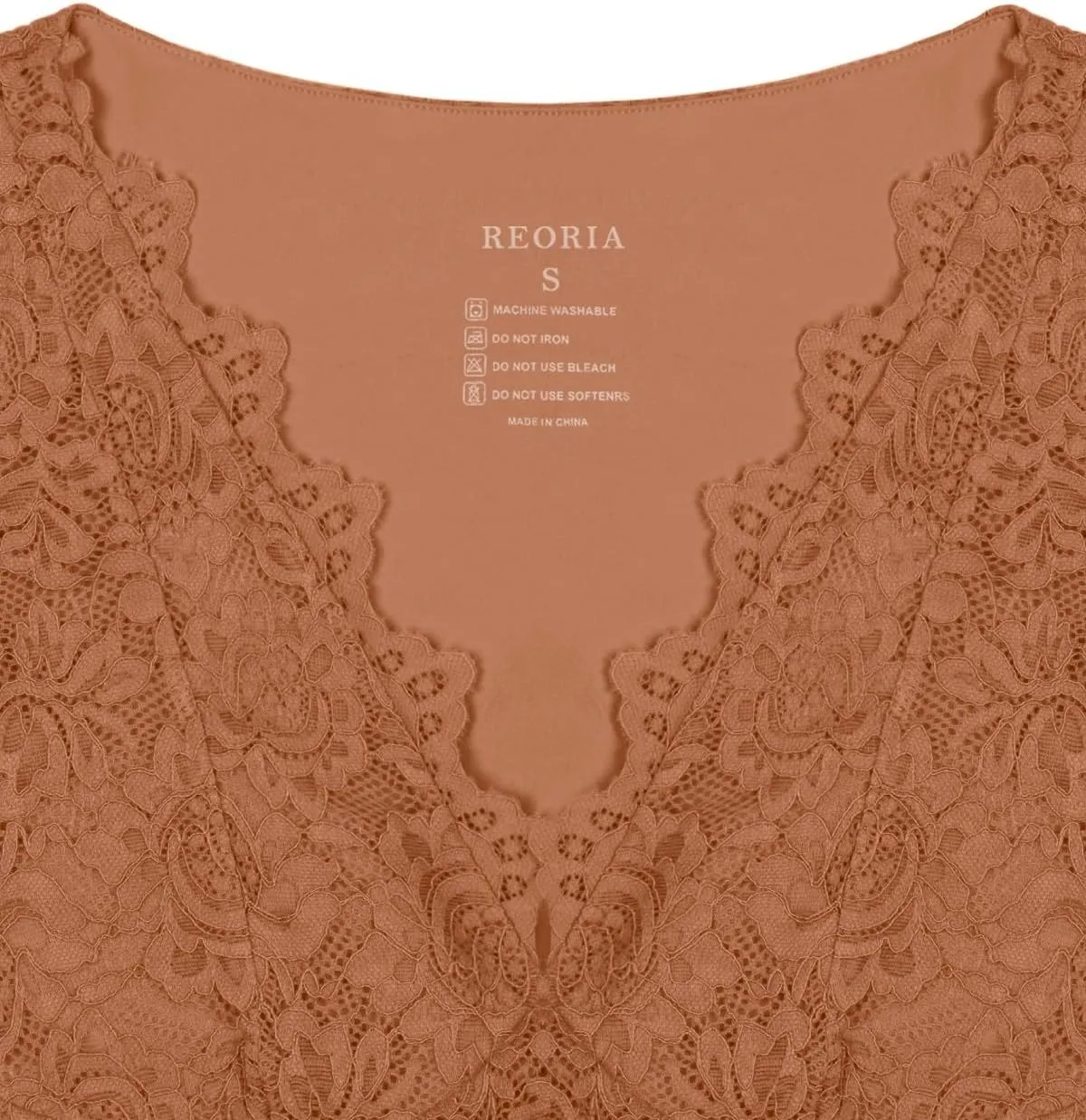 REORIA Womens Sexy V-Neck Sleeveless Double Lined Going Out Y2K Trendy Lace Cropped Tank Tops