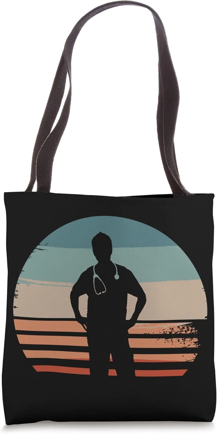 Retro Vintage Classic Doctor Medical Tote Bag