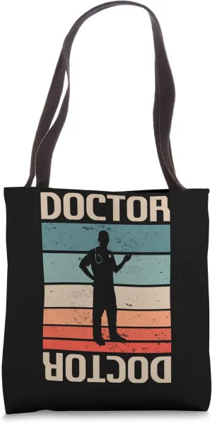 Retro Vintage Classic Doctor Medical Tote Bag