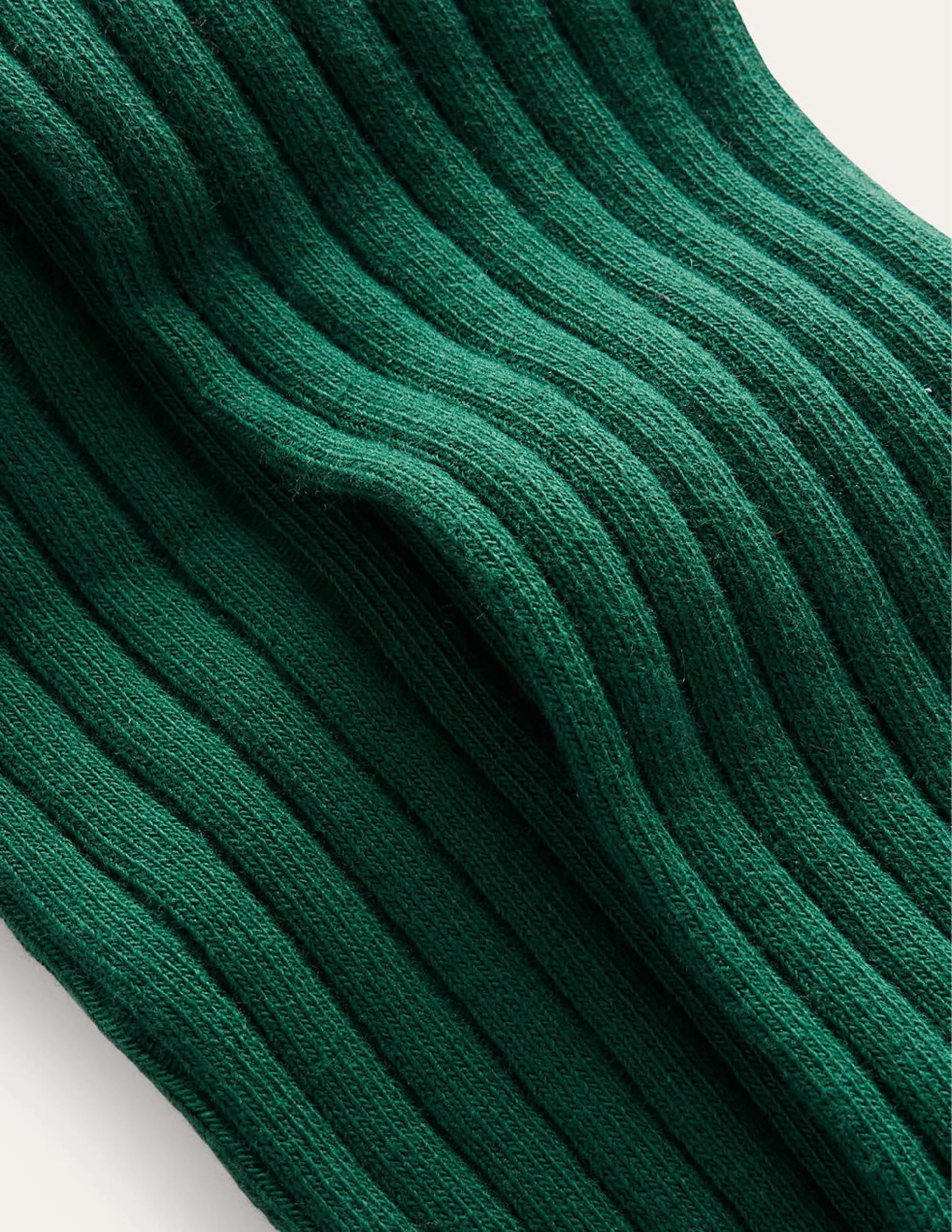 Ribbed Tights-Emerald Night