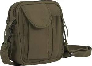 Rothco Excursion Organizer Shoulder Bag  Canvas Crossbody EDC Travel Bag 2L Storage