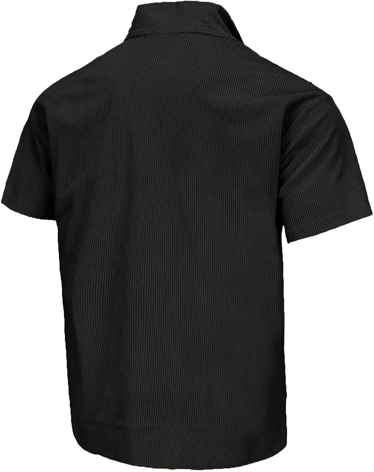 RTTUIOP Collared Shirt Men Polo Shirts Short Sleeve V Neck Button Down Casual Quick Dry Moisture Wicking Slim Fit Golf Shirts