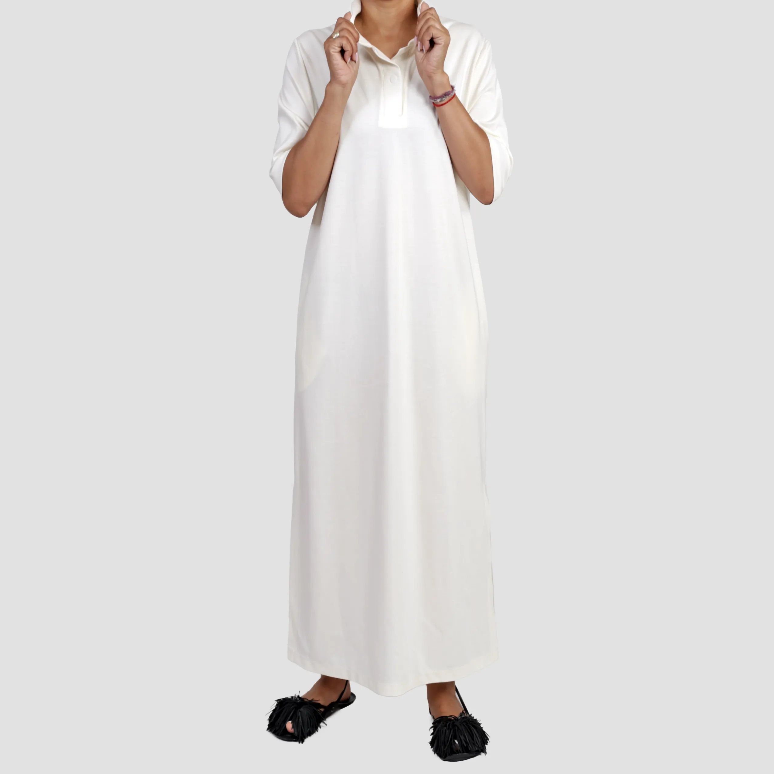 SAVOY DASH DRESS Ivory