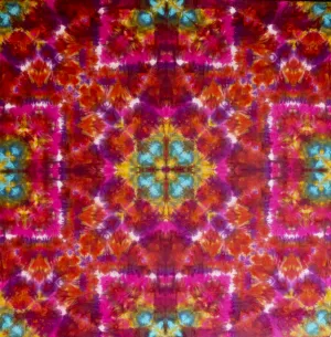 'Scarlet Court' 55"x55"  #3040  $450