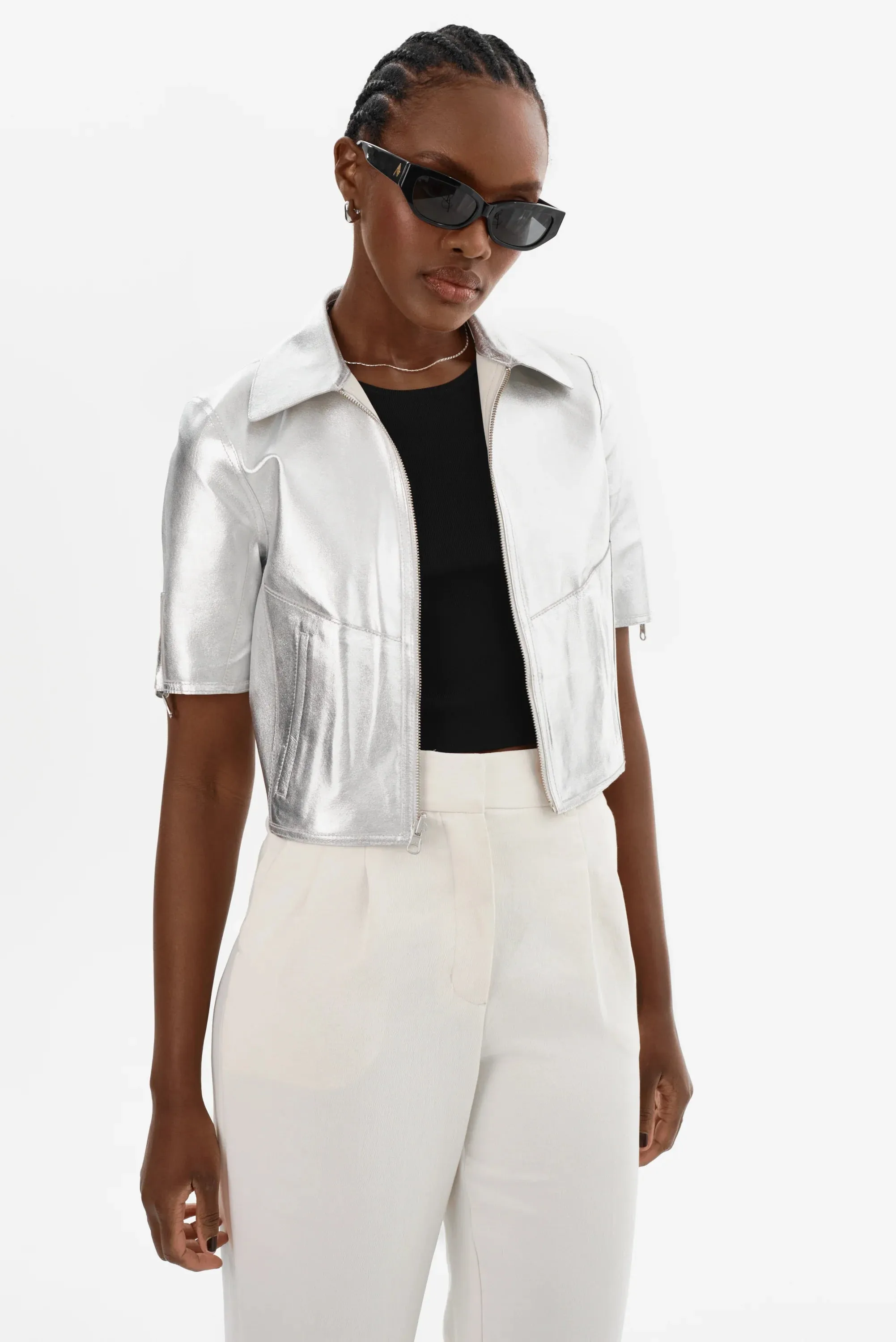 SEVANA | REVERSIBLE LEATHER JACKET
