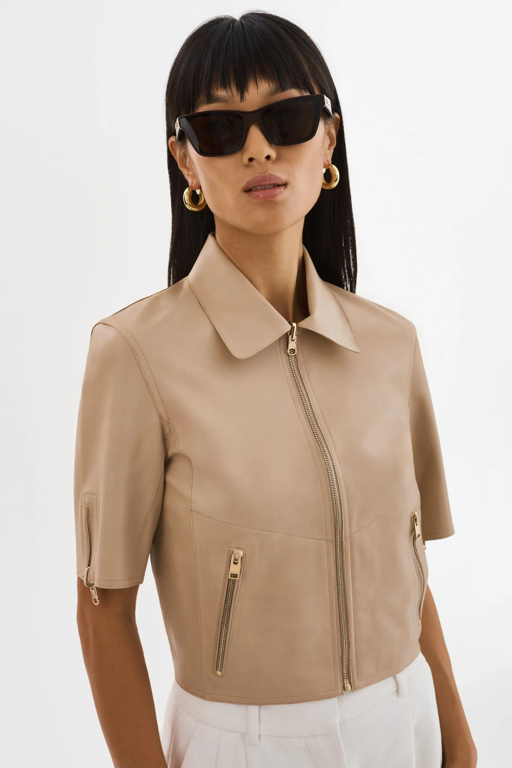 SEVANA | REVERSIBLE LEATHER JACKET