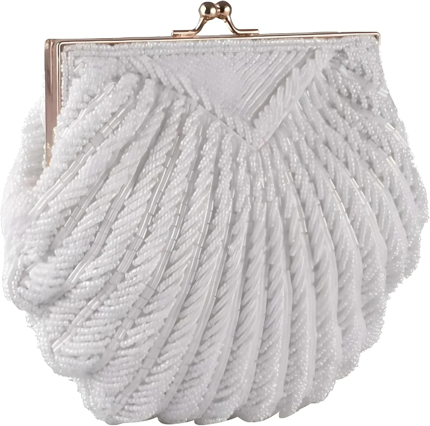 Shell purse Clutch bag VanThai Le - Box Clutches Pearl Evening Party Handbag And Purse Beach Wedding Gift Bag Purse