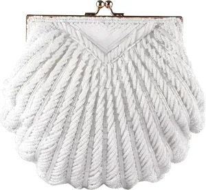 Shell purse Clutch bag VanThai Le - Box Clutches Pearl Evening Party Handbag And Purse Beach Wedding Gift Bag Purse