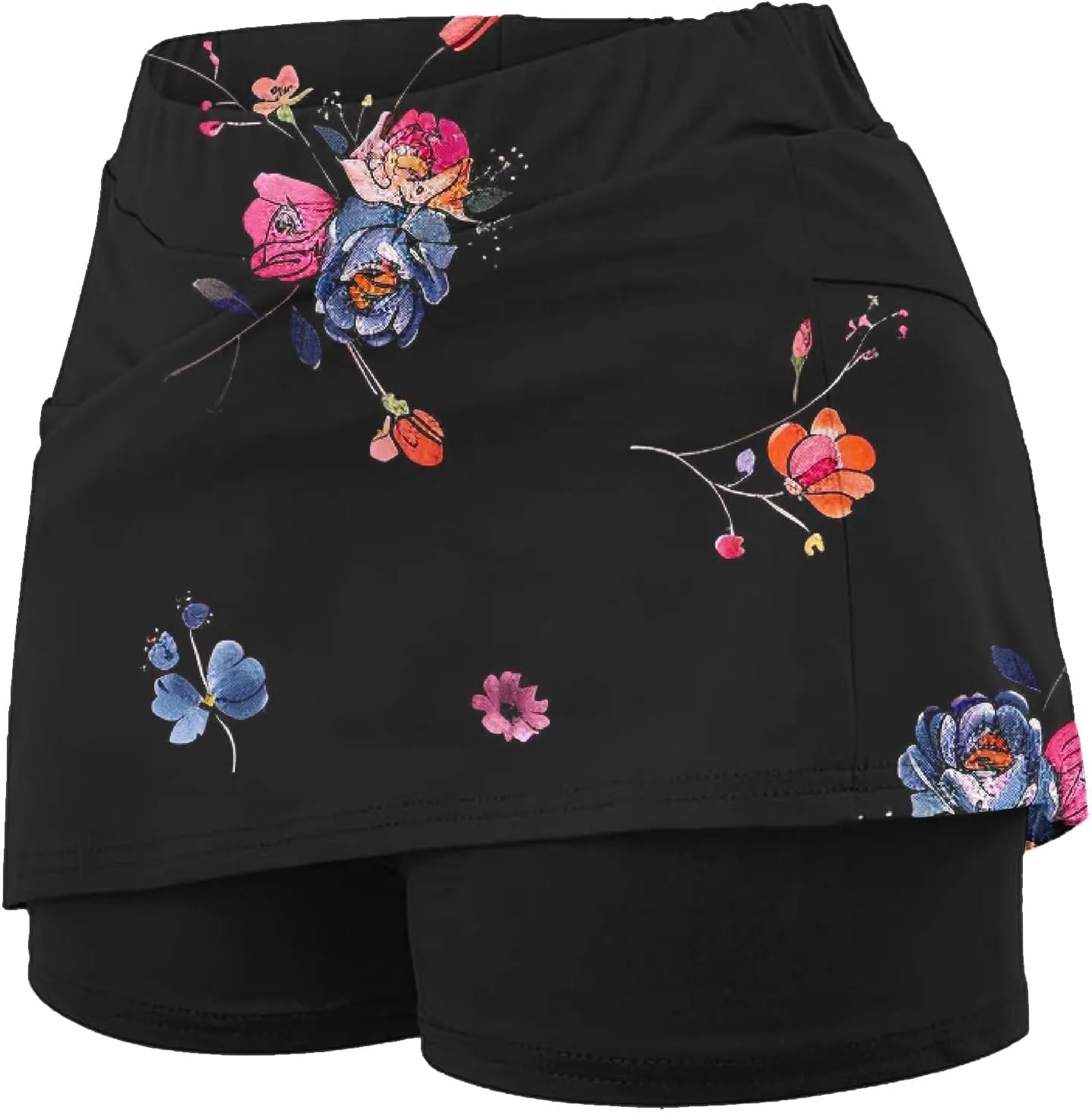 Skorts for Woman Fashion High Waist Floral Print Skirts Inner Shorts Summer Sports Running Skirt 2025 Gym Yoga Outfit