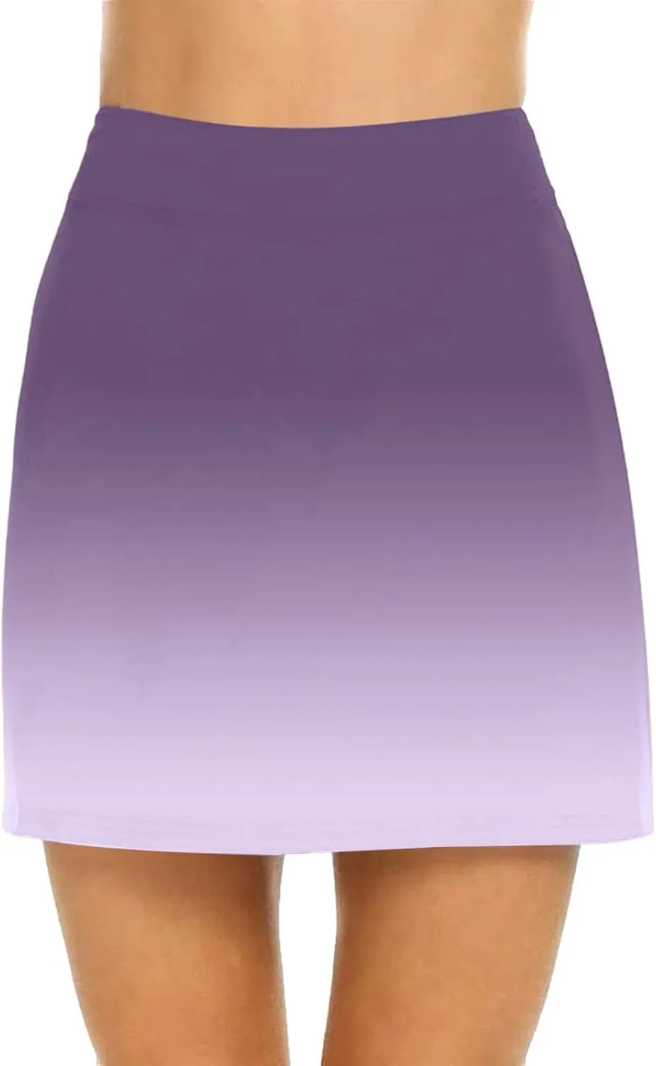 Skorts for Women Fashion Gradient Skirt with Built-in Shorts Summer Gym Athletic Running Skort Vacation Clothes 2025