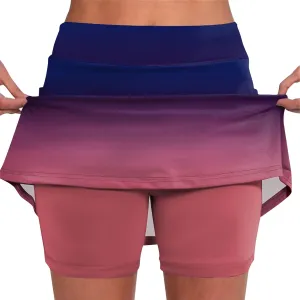 Skorts for Women with Pockets High Waist Tummy Control Yoga Shorts Dressy Casual Athletic Tennis Mini Short Skirts