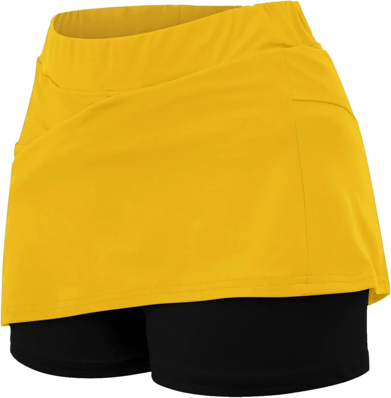 Skorts for Women with Pockets Tummy Control Plus Size Skort High Waist Tennis Sports Skirt with Shorts Underneath