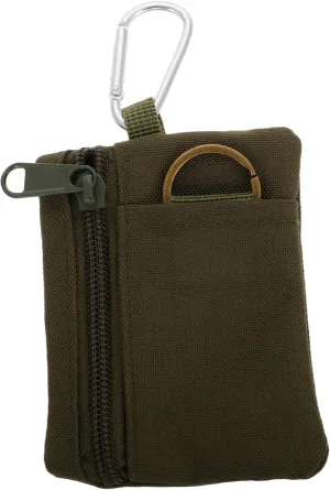 SOIMISS Outdoor Travel Coin Purse Hiking Keychain Pouch Small Zipper Pouch Key Storage Accessory