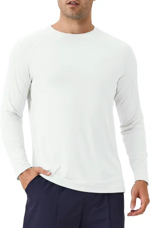 SPVISE Men's Long Sleeve Shirts UPF 50  UV Sun Protection Athletic Shirts Quick Dry Rash Guard Fishing Running T-Shirt Tops