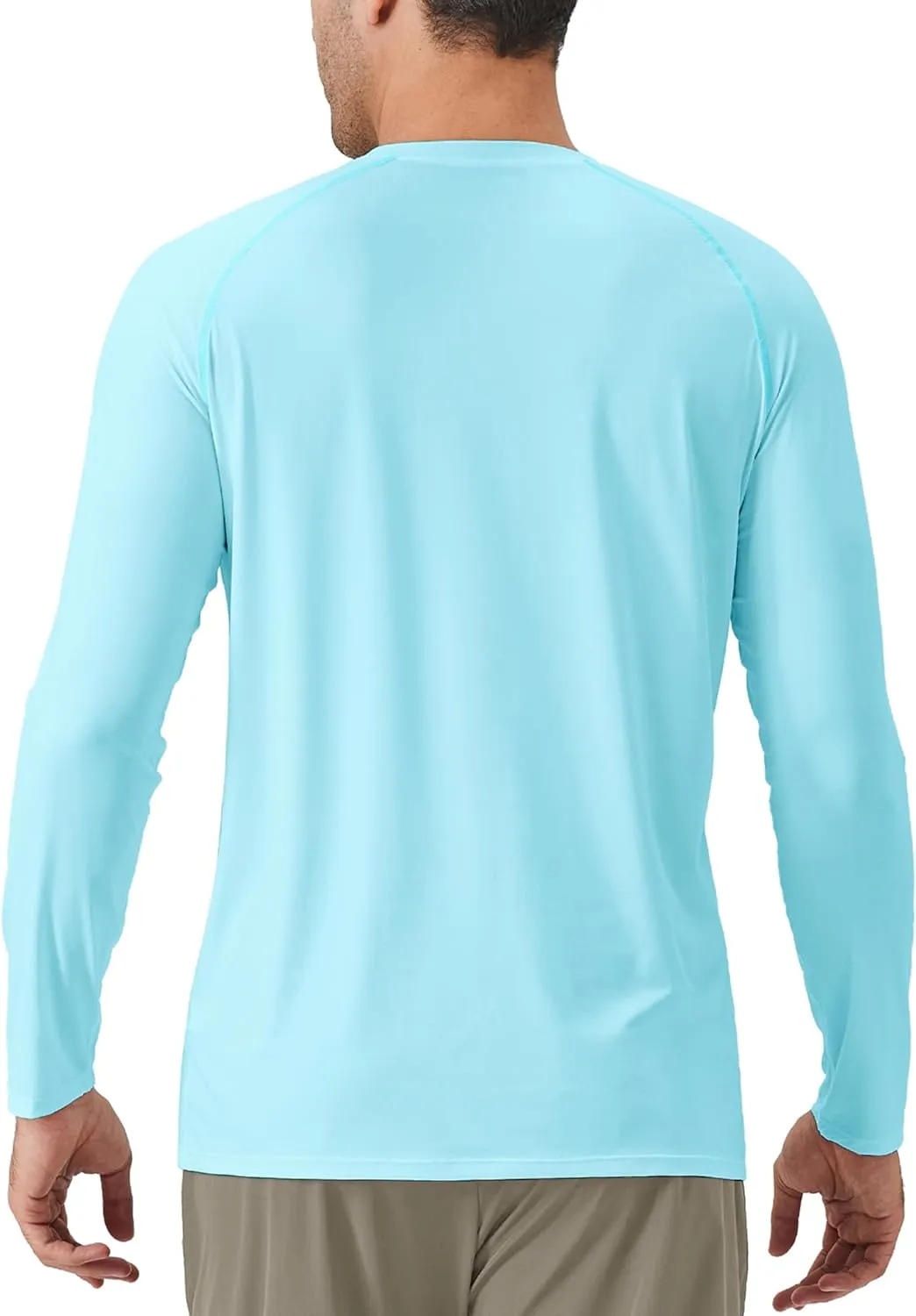 SPVISE Men's Long Sleeve Shirts UPF 50  UV Sun Protection Athletic Shirts Quick Dry Rash Guard Fishing Running T-Shirt Tops