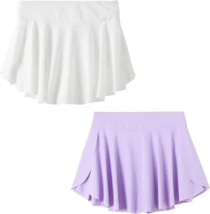 Toddler Tennis Skirt,Toddler Skort, Baby Girls for School Kids, Athletic Butterfly Flowy Shorts with Pocket