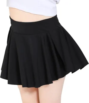 Toddler Tennis Skirt,Toddler Skort, Baby Girls for School Kids, Athletic Butterfly Flowy Shorts with Pocket