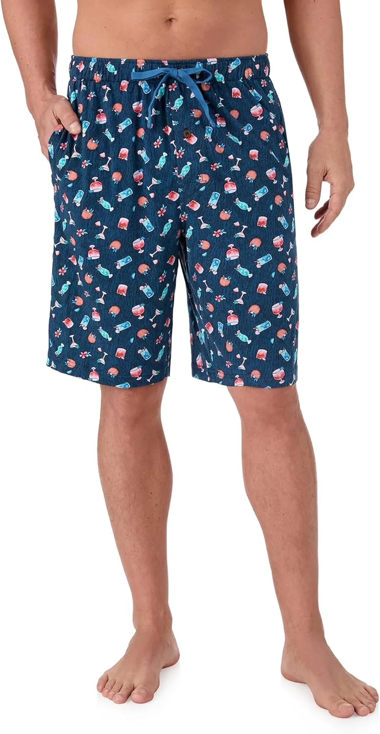 Tommy Bahama - Men's Essential Printed Lounge Short, Stretch Jersey Pajama Shorts for Sleep or Lounge