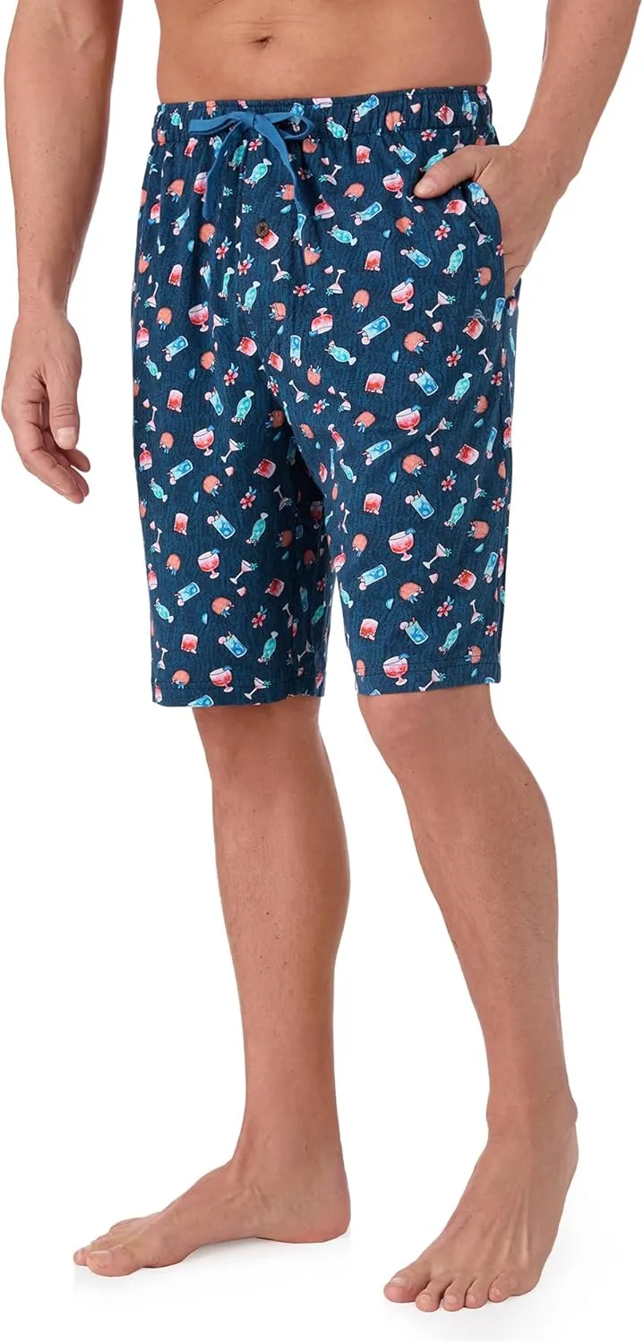 Tommy Bahama - Men's Essential Printed Lounge Short, Stretch Jersey Pajama Shorts for Sleep or Lounge