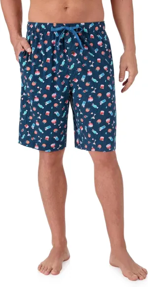 Tommy Bahama - Men's Essential Printed Lounge Short, Stretch Jersey Pajama Shorts for Sleep or Lounge