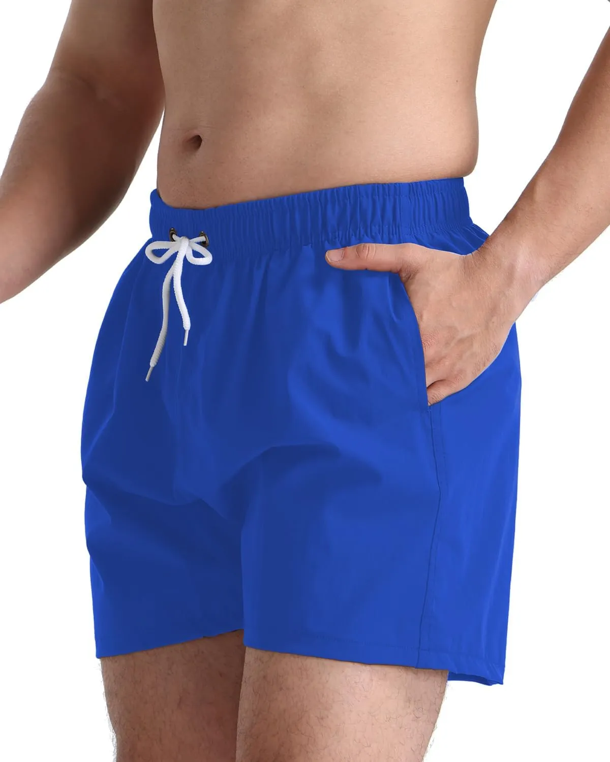 TUVEKE Men's Swim Trunks Quick Dry Bathing Suit for Men 5 Inch Inseam with Mesh Liner Mens Swimming Shorts Beach Shorts S-XXL