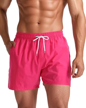 TUVEKE Men's Swim Trunks Quick Dry Bathing Suit for Men 5 Inch Inseam with Mesh Liner Mens Swimming Shorts Beach Shorts S-XXL
