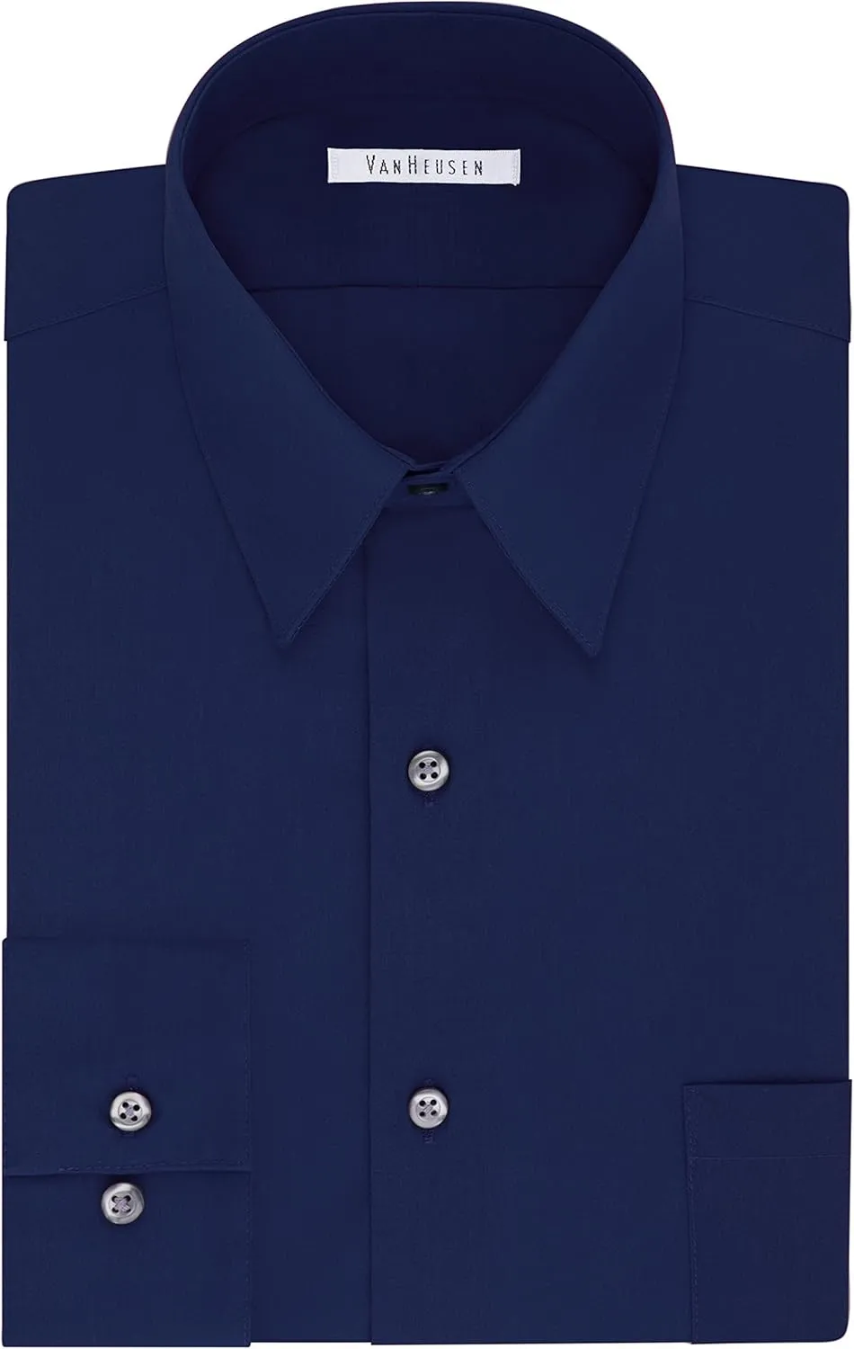 Van Heusen Men's Tall FIT Dress Shirts Poplin