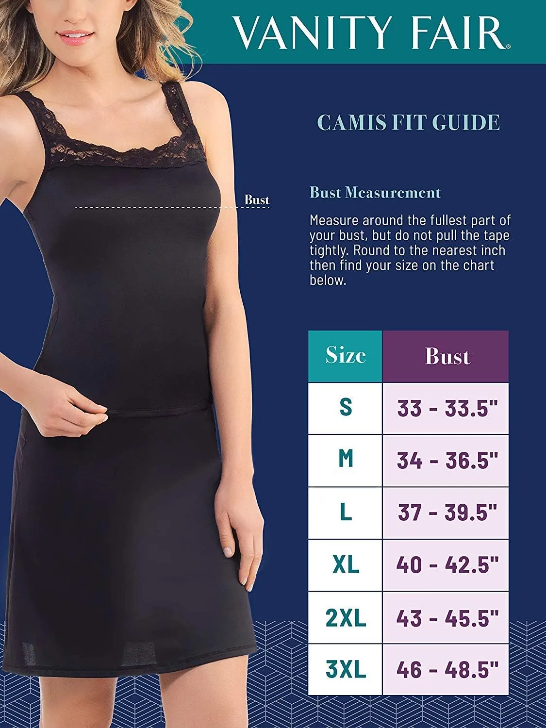 Vanity Fair Women's Camisole Tops, Everyday Layers, Tank Top for Women, Cami for Women