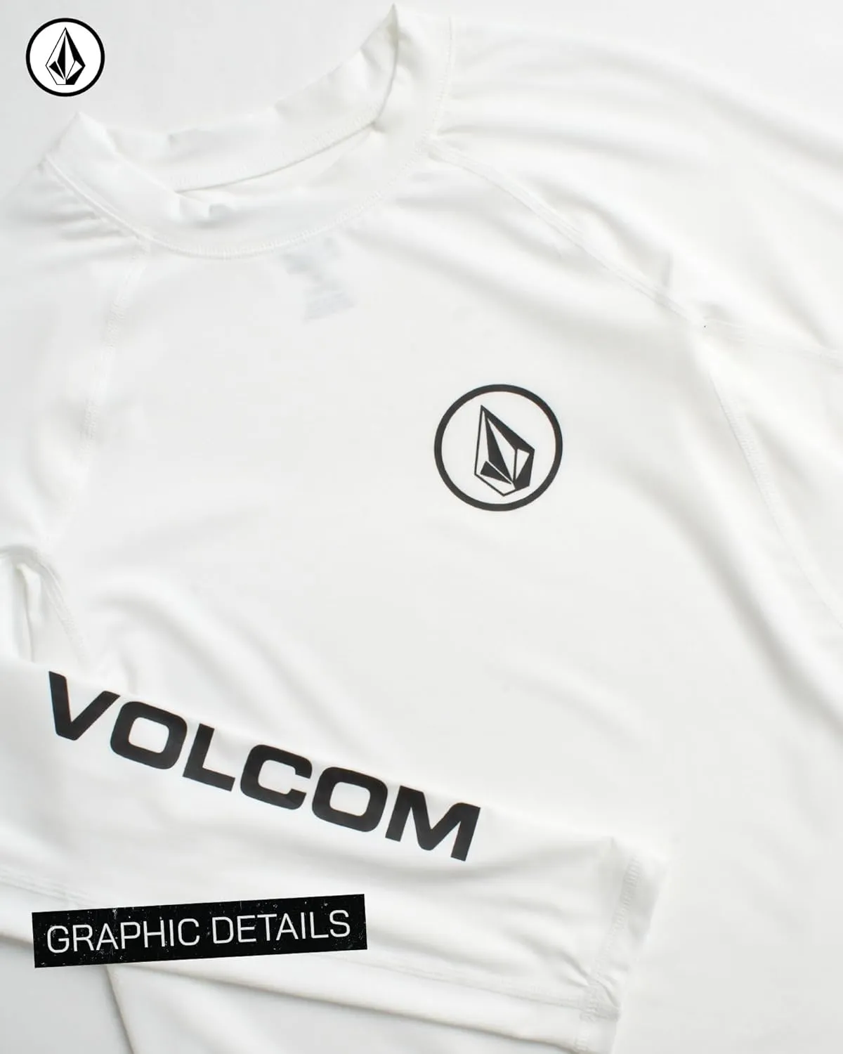 Volcom Boys' Rash Guard Shirts - 2 Pack UPF 50  Quick Dry Long Sleeve Sun Protection Shirts - Kids Swimwear T-Shirt (8-16)
